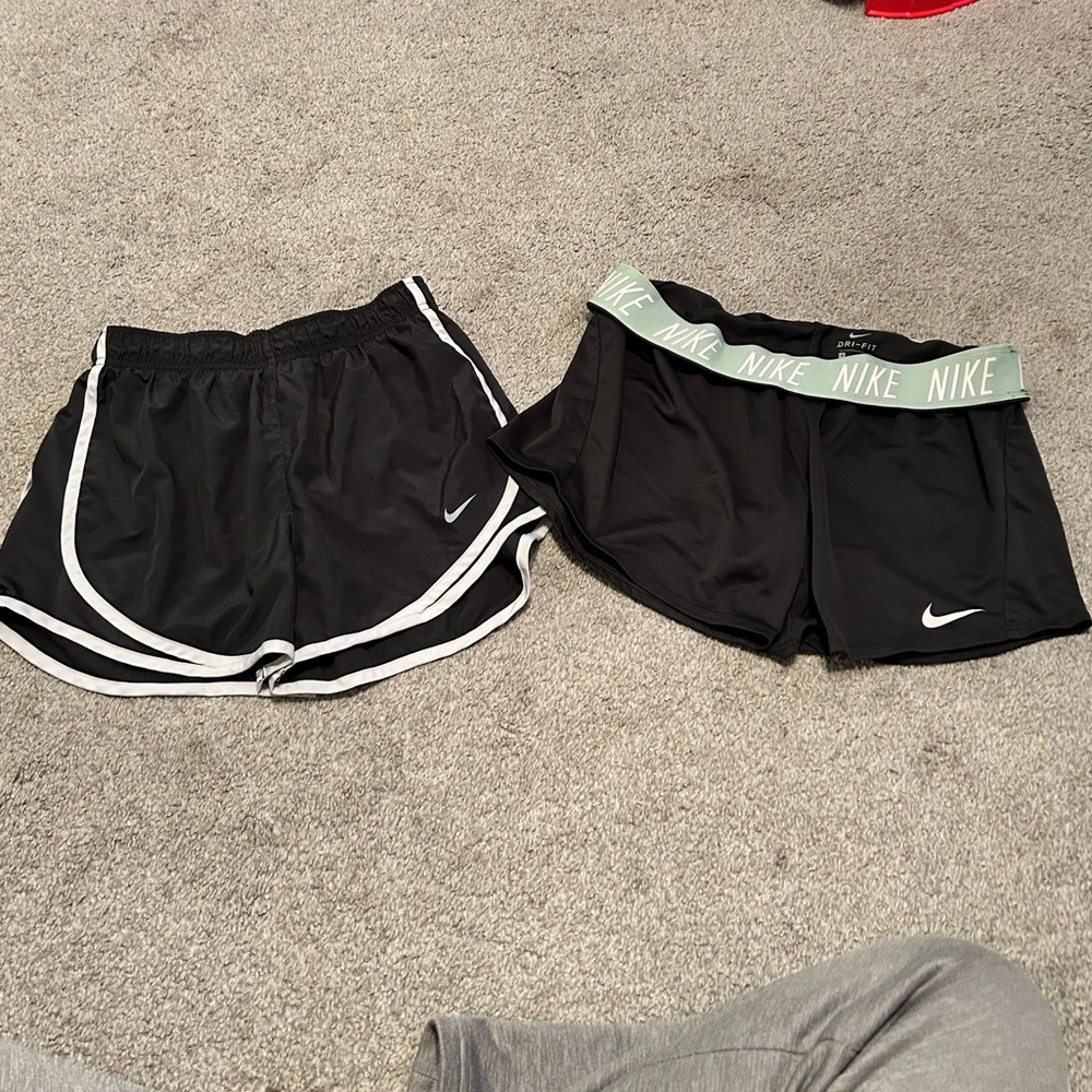 Nike Dri-Fit Black Athletic Running Shorts Women Size S